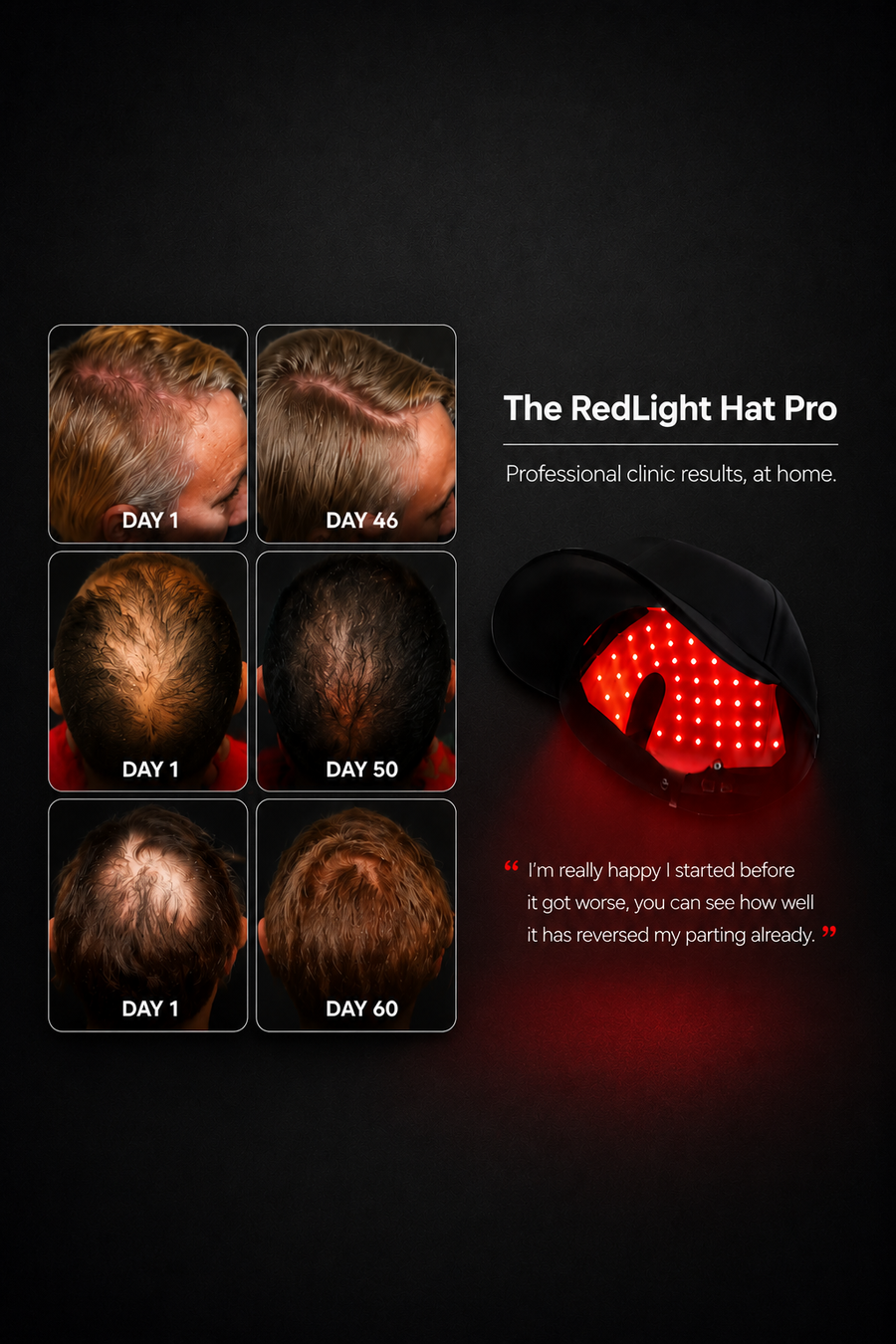 Red light Cap
